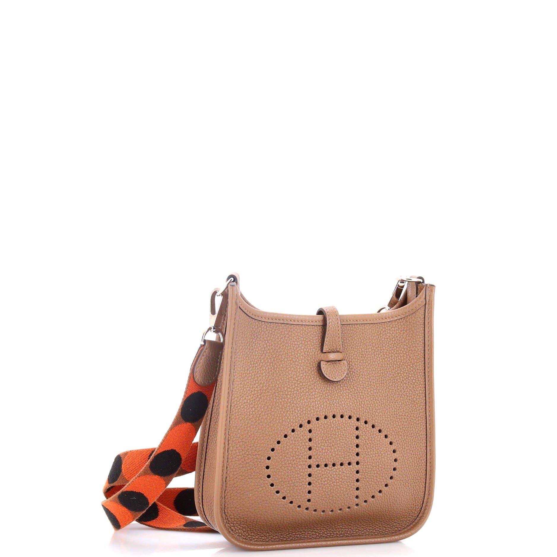 Pre-Owned Hermes Evelyne Bag Gen III Maurice TPM, Alternate, color, Beige De Weimar