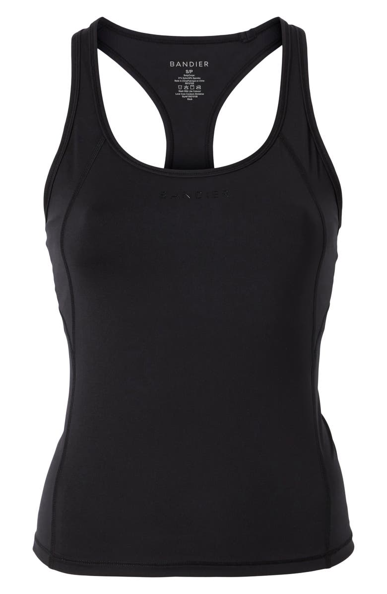 BANDIER Center Stage Racerback Tank, Alternate, color, 