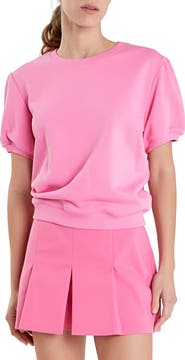 English Factory Short Sleeve French Terry Sweatshirt