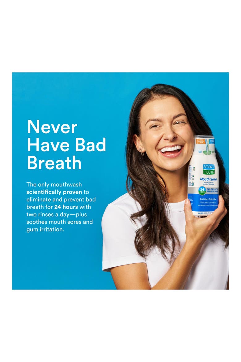 Zinc Activated Oral Pain Relief Mouthwash 16 fl oz, 3-Pack, Alternate, color, Cool Mint