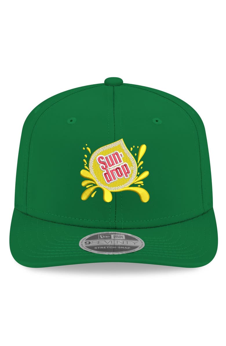 New Era Men's New Era  Green Dale Earnhardt Jr. Sun Drop 9SEVENTY Stretch-Snap Hat, Alternate, color, Green