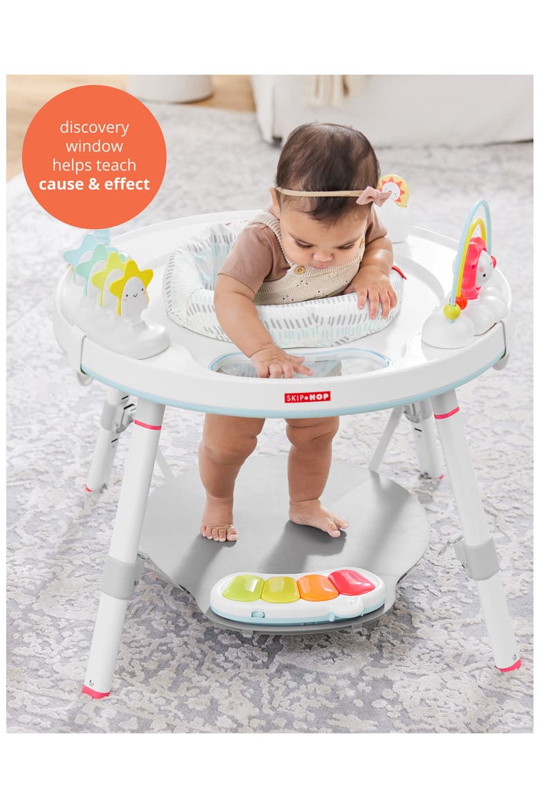 Silver Lining Cloud Baby's View Three-Stage Activity Center, Alternate, color, MULTI