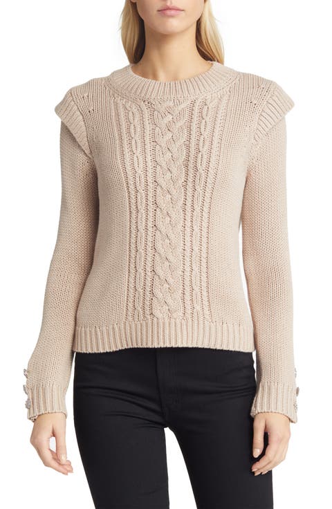Rhinestone Accent Crewneck Sweater (Nordstrom Exclusive)