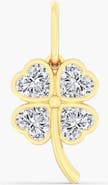 Everlee Four Leaf Clover Lab Diamond Charm in 14K