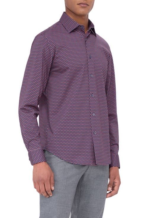 James OoohCotton® Dot Button-Up Shirt