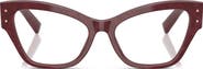 Dolce&Gabbana 52mm Butterfly Optical Glasses