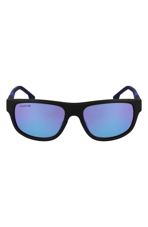 L6042S 55mm Rectangular Sunglasses