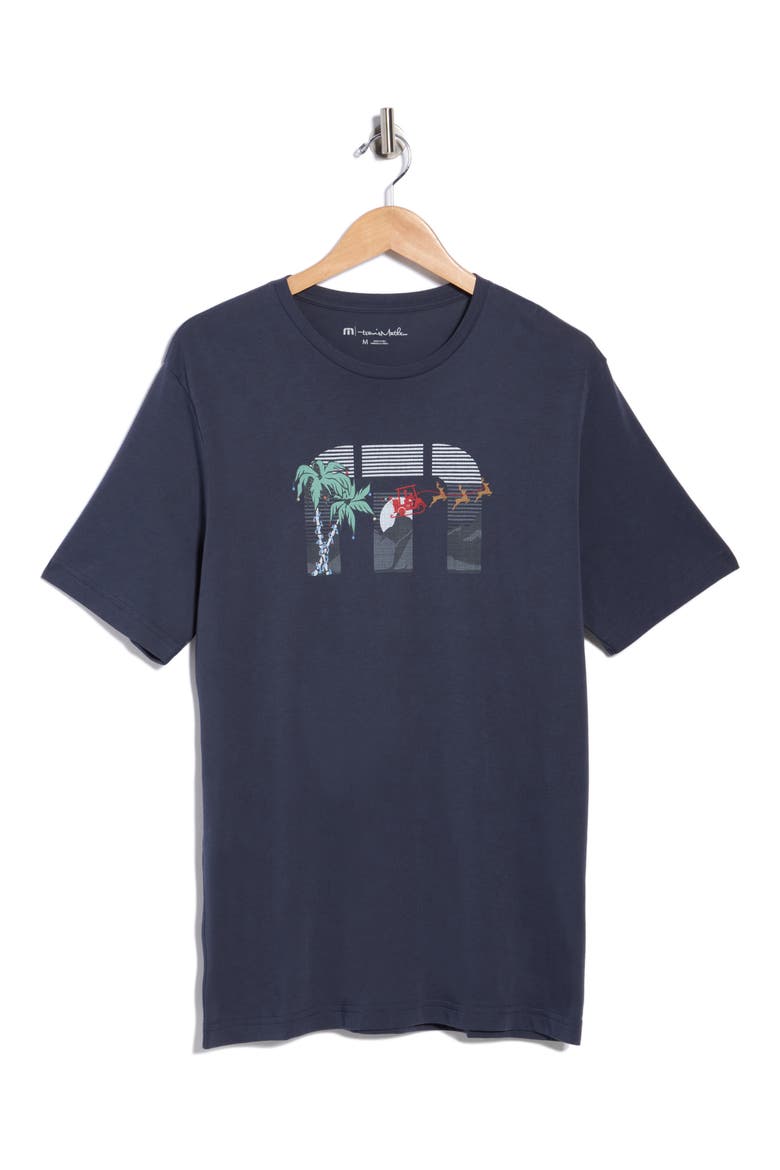 Cart Race Pima Cotton Graphic T-Shirt, Alternate, color, MOOD INDIGO
