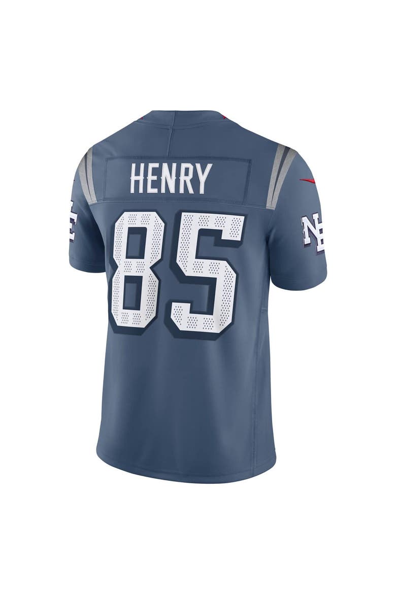 Men's Nike Hunter Henry Storm Blue New England Patriots 2025 Rivalries Collection Limited Jersey, Alternate, color, Blue