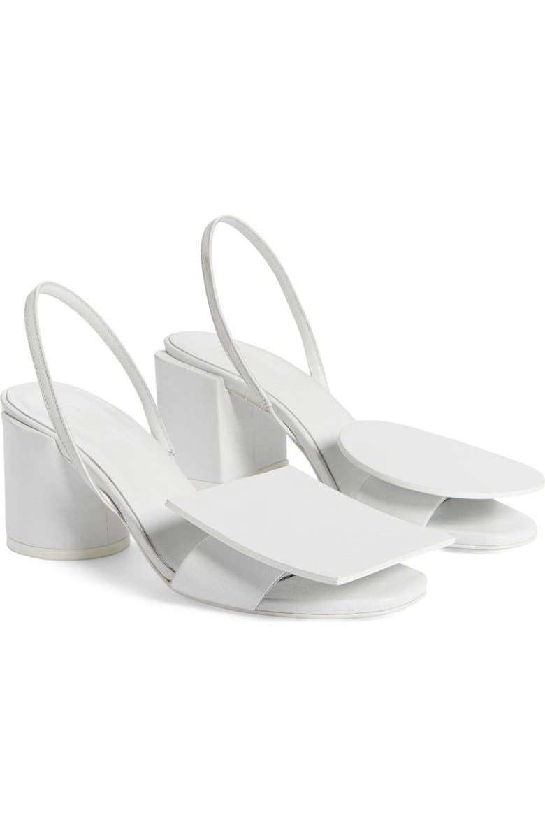 Jacquemus 'Rond Carré' Slingback Sandal, Main, color,