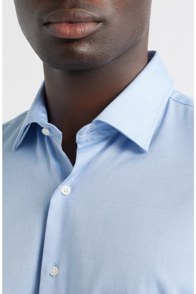 Campbell Perfect Pinpoint Regular Fit Button-Up Shirt, Alternate, color, COTTAGE BLUE