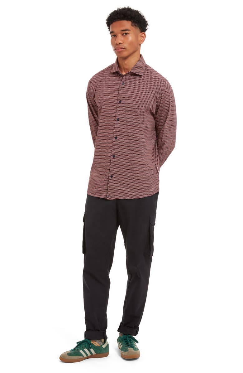 Sealskinz Deopham Stretch Organic Cotton Button-Up Shirt, Alternate, color,