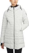 Pajar Cort Light Weight Stretch Fixed Hood Puffer with Reflective Trim