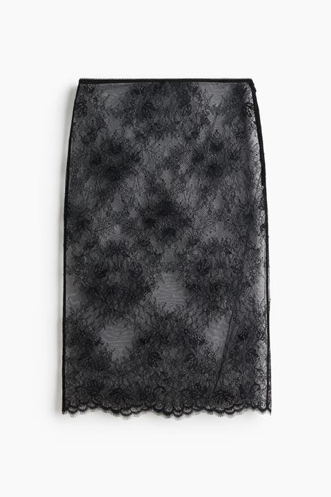 Lace Midi Skirt