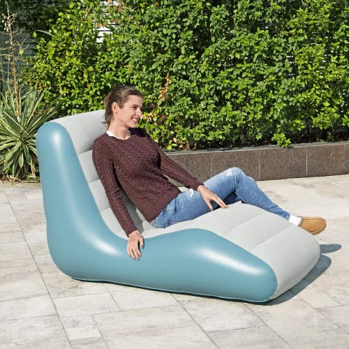 Bestway Leisure Luxe Inflatable Chaise Lounger In Multi