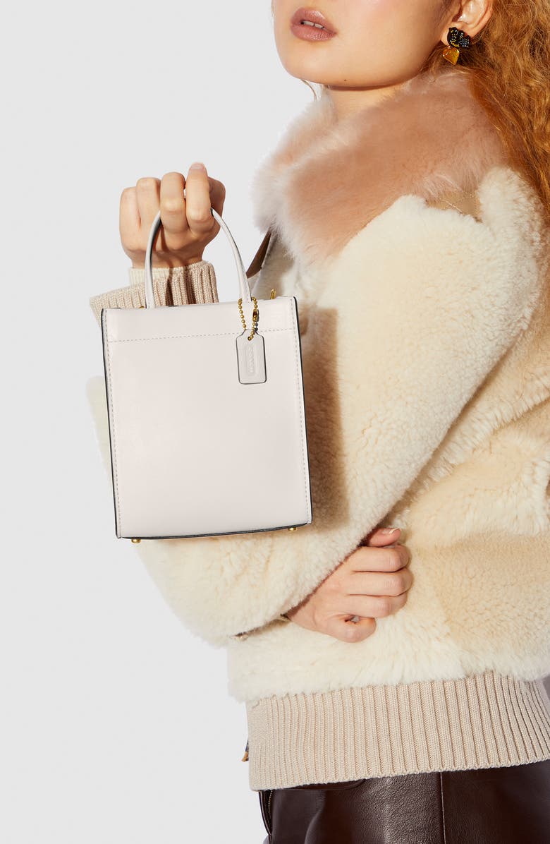 COACH Cashin Glovetanned Leather Mini Crossbody Bag, Alternate, color,