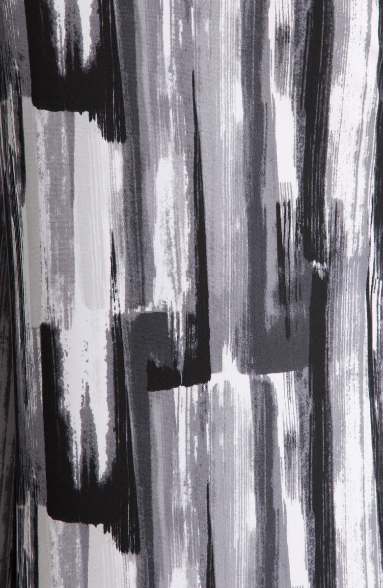 Vikki Vi Abstract Print Wide Leg Pants, Alternate, color, Brushstroke