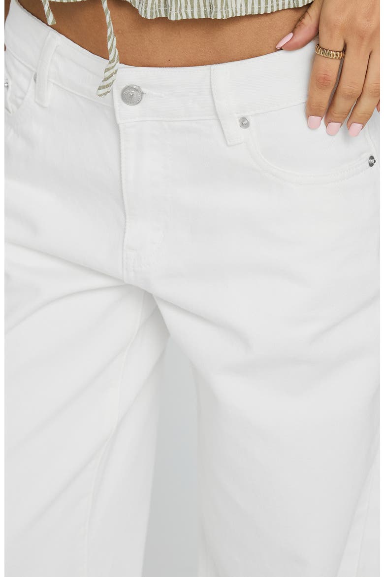 Serenitia Mid Rise Straight Leg Jeans, Alternate, color, WHITE WASH
