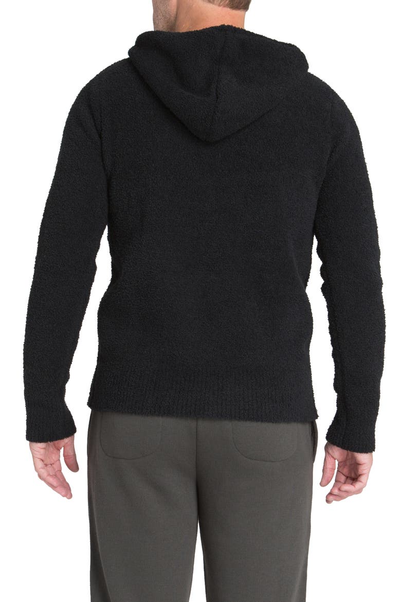 Barefoot Dreams CozyChic™ Hoodie, Alternate, color, BLACK