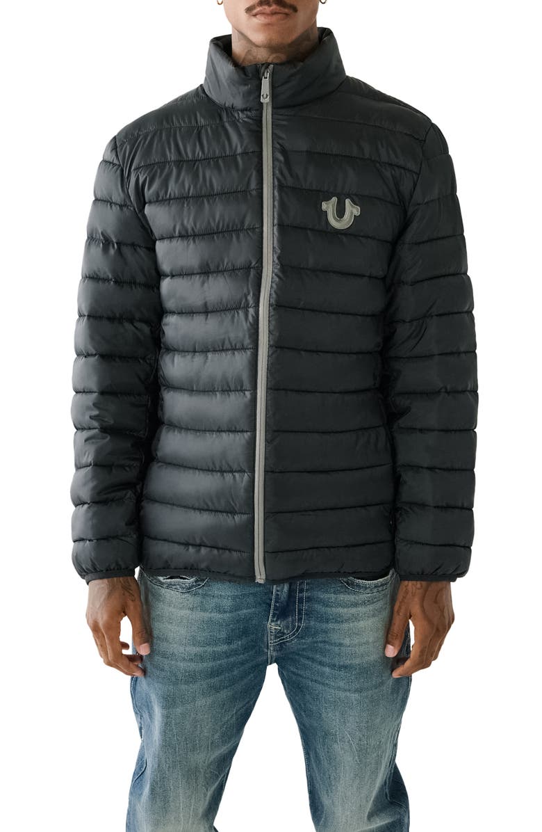 True Religion Lightweight Puffer Jacket, Main, color,