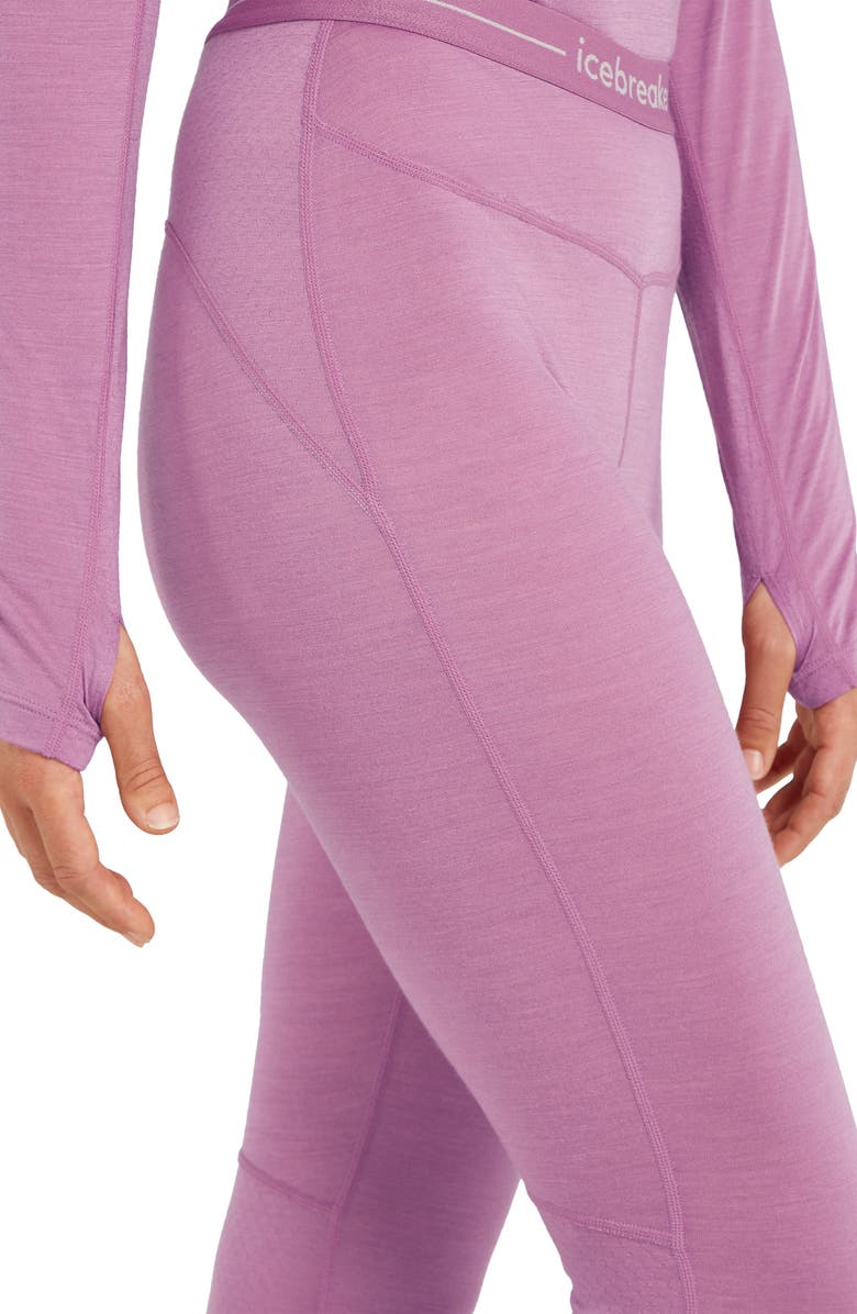 Icebreaker 125 ZoneKnit Tencel<sup>®</sup> Lyocell & Merino Wool Leggings, Alternate, color, 