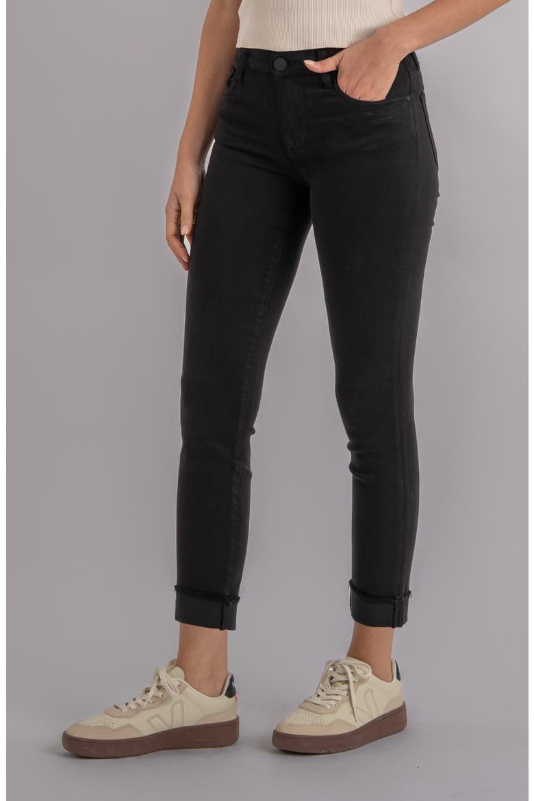 Amy Crop Slim Jeans, Alternate, color, BLACK