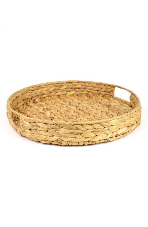 Round Woven Tray