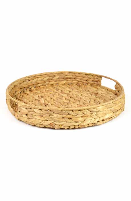 Round Woven Tray