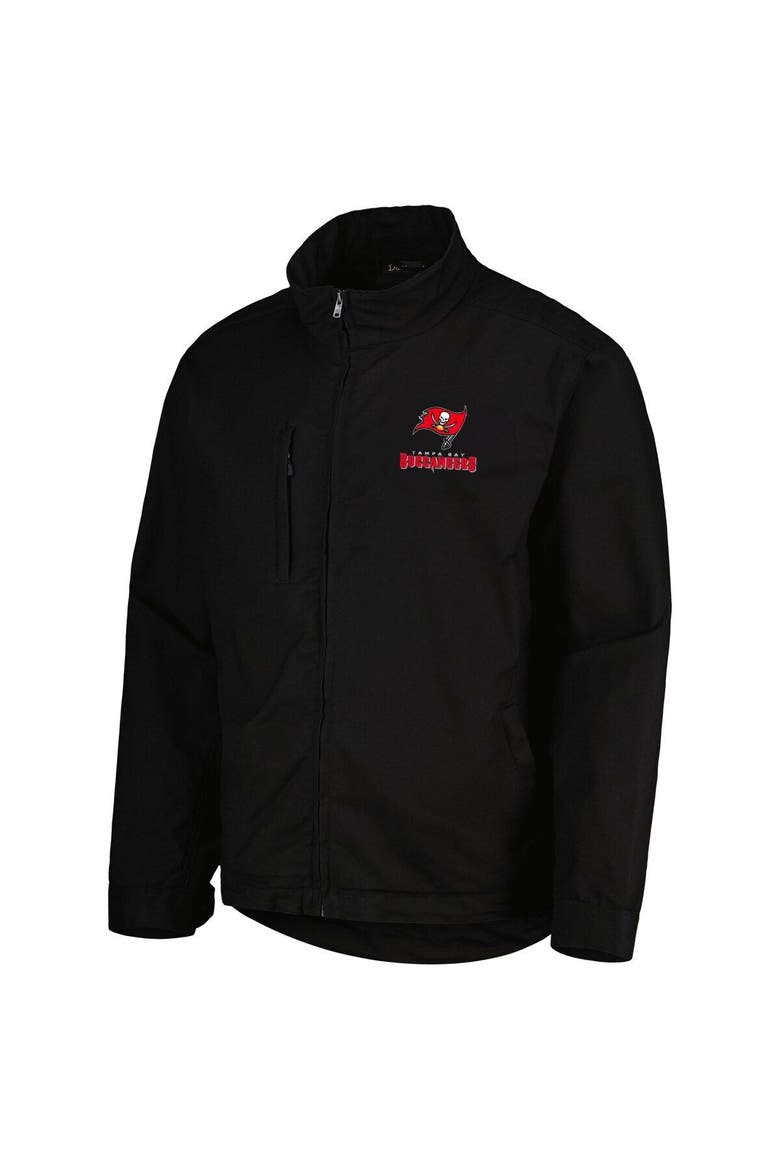 Men's Dunbrooke Black Tampa Bay Buccaneers Journey Workwear Tri-Blend Full-Zip Jacket, Alternate, color, Black