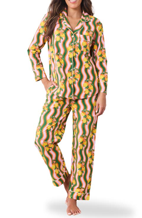 Long Sleeve Organic Cotton Pajamas Set