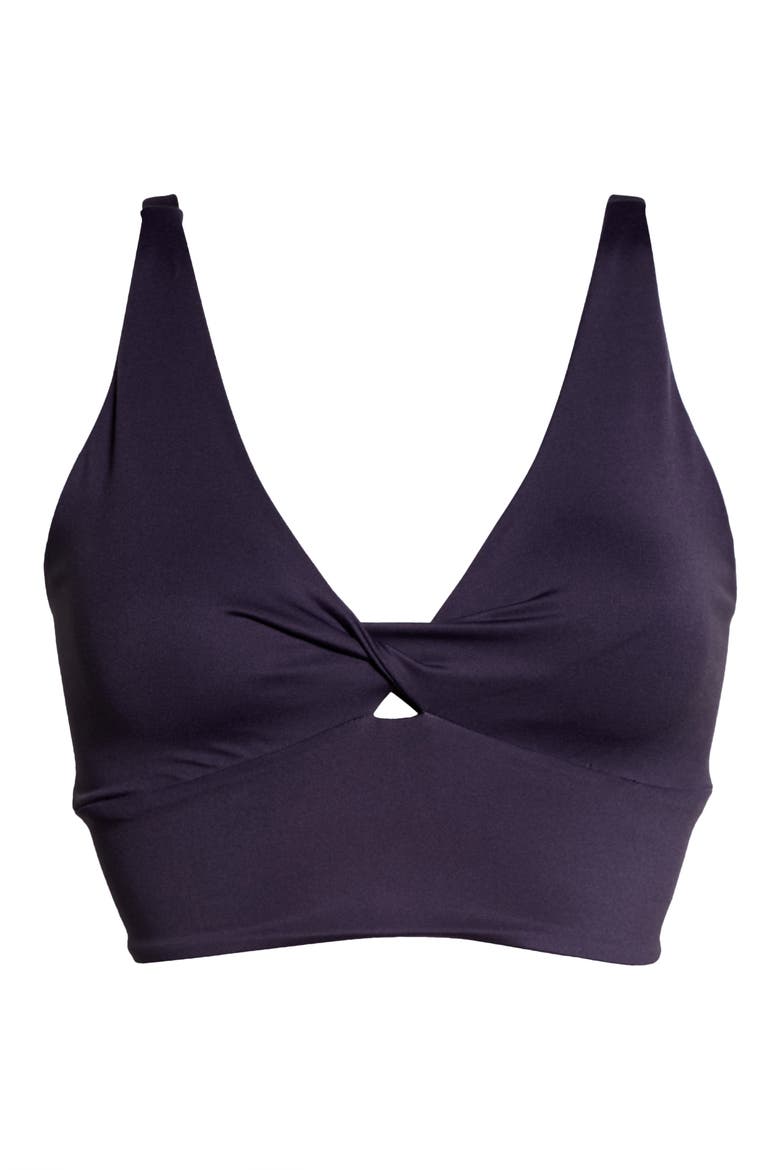 Twist Around Renew Sports Bra, Main, color, GREY STONE
