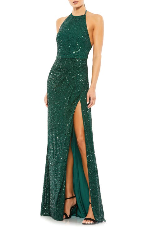 IEENA FOR MAC sold DUGGAL 48938I mini green bow tie back dress