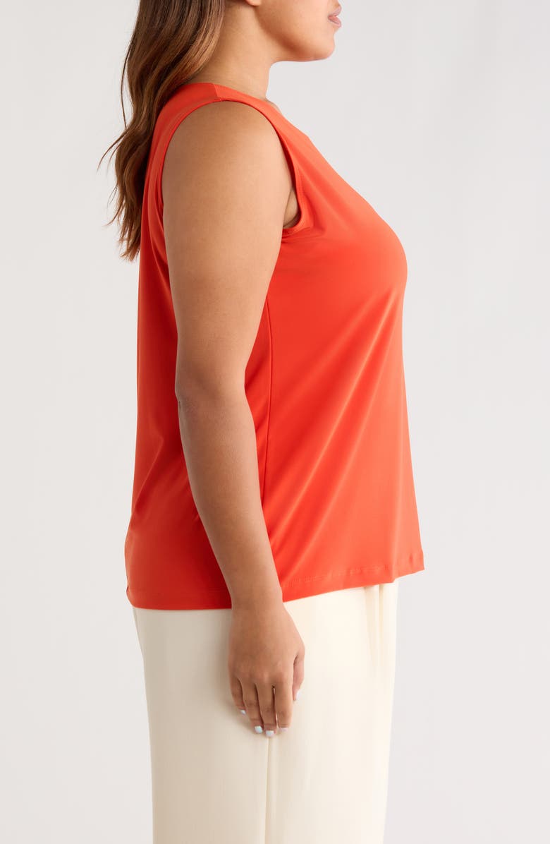 Vikki Vi Scoop Neck Tank, Alternate, color, Persimmon