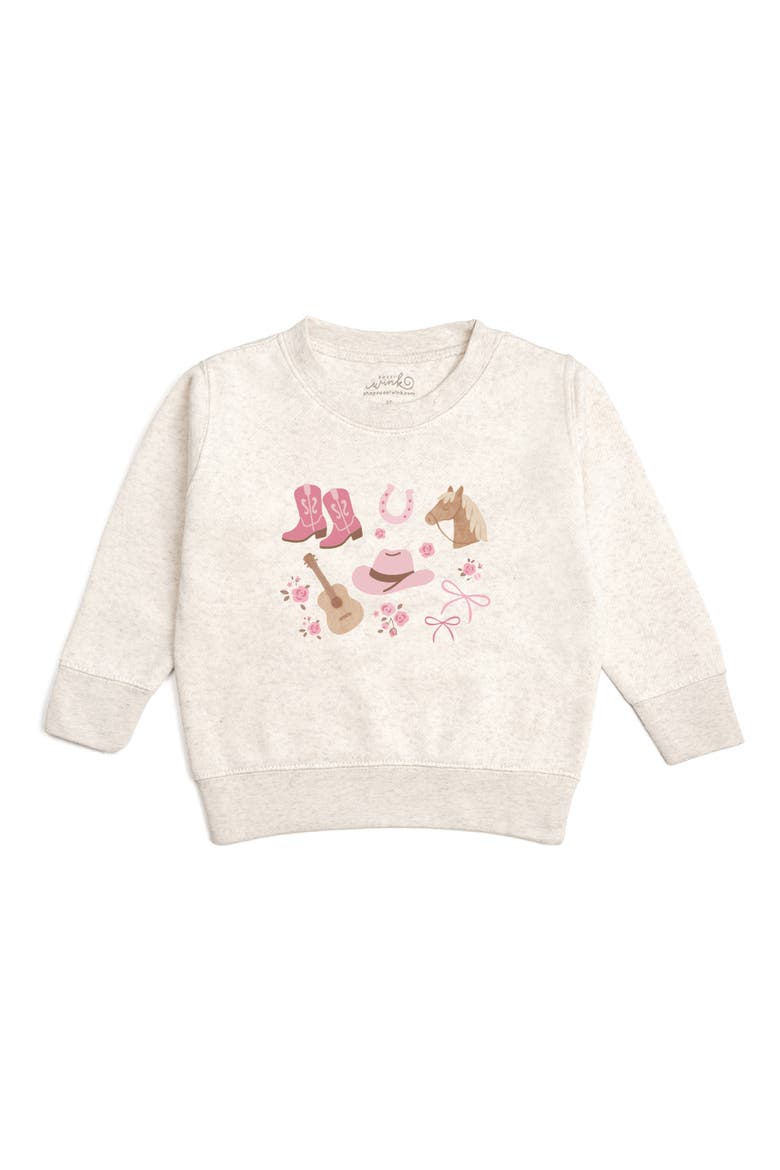 Western Girl Sweatshirt, Main, color, Natural Heather