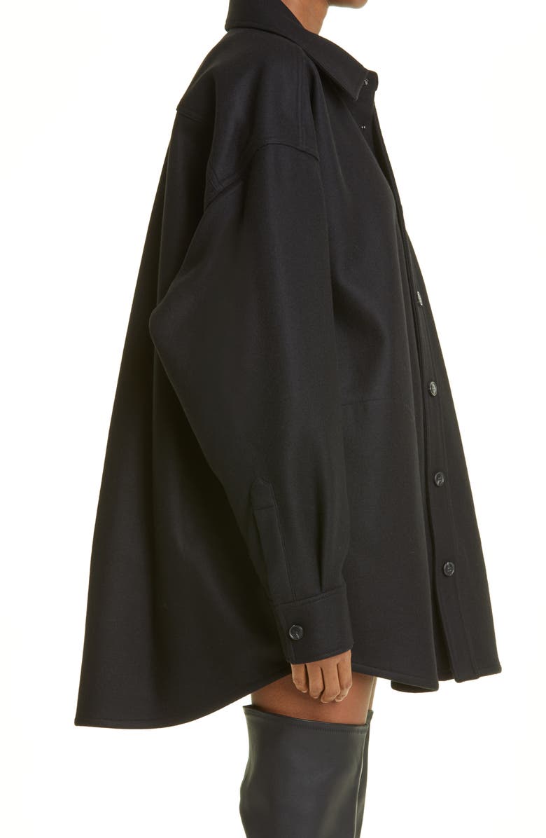 Alexander Wang Gender Inclusive Oversize Wool Blend Shirt Jacket, Alternate, color,