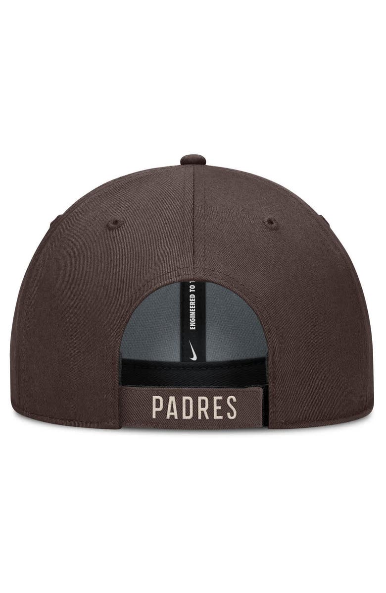 Nike Men's Nike Brown/Natural San Diego Padres Statement Club Performance Adjustable Hat, Alternate, color, Brown