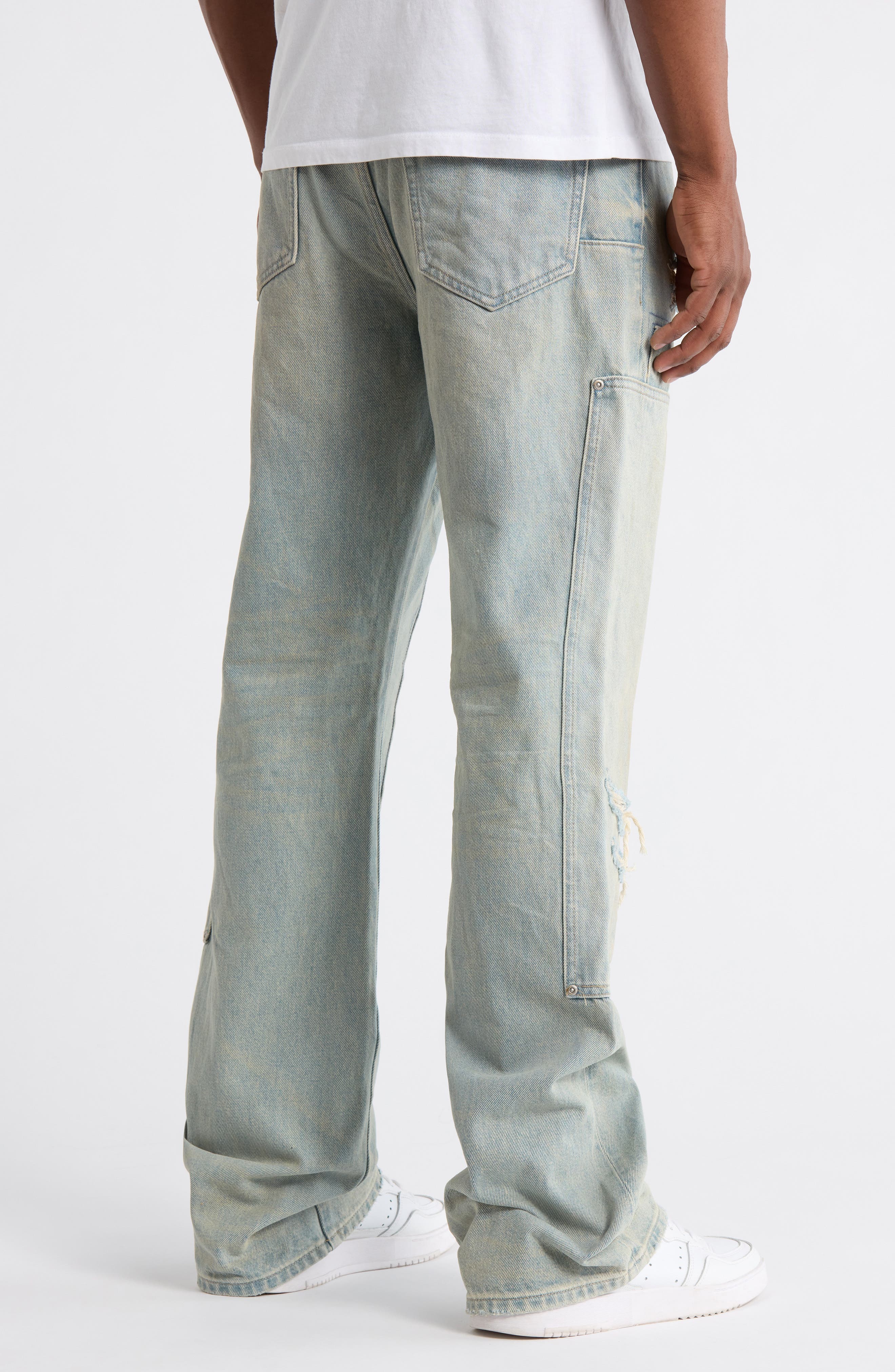 P026 Double Carpenter Bootcut Jeans - image 2