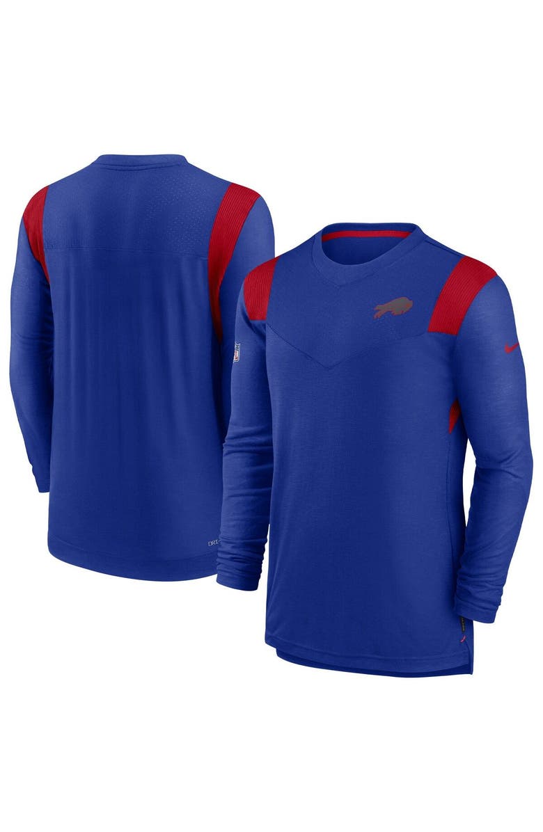 Nike Men's Nike Royal Buffalo Bills Sideline Tonal Logo Performance Player Long Sleeve T-Shirt, Main, color, Royal