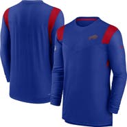 Nike Men's Nike Royal Buffalo Bills Sideline Tonal Logo Performance Player Long Sleeve T-Shirt