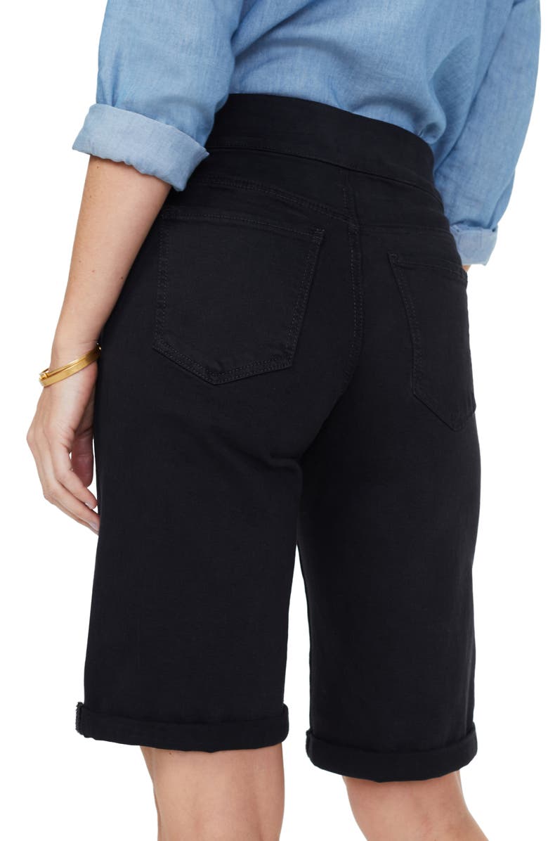 NYDJ Roll Cuff Pull-On Denim Shorts, Alternate, color, 