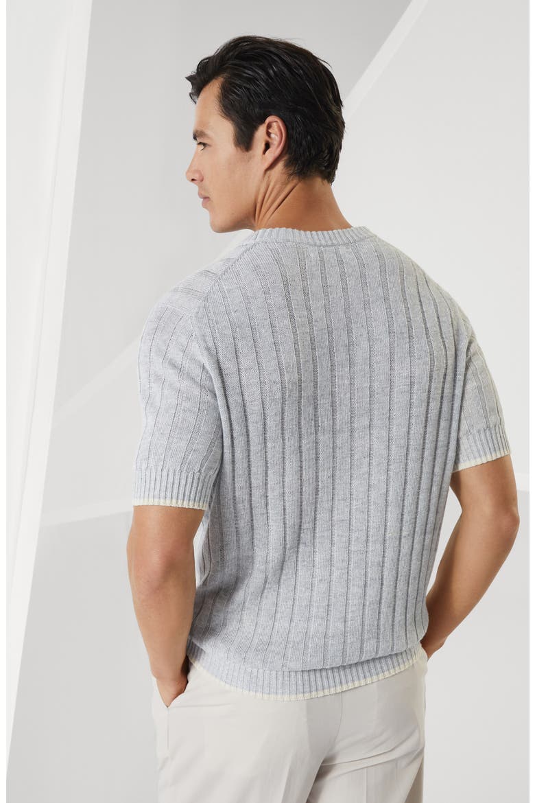 Knit T-shirt, Alternate, color, Fog