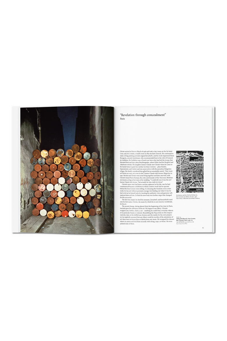 Christo and Jeanne Claude Book, Alternate, color, White