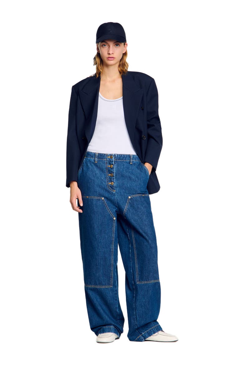 Carpenter jeans, Alternate, color, Blue jean