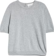 NACKIYÈ Short Sleeve Cashmere Crewneck Sweater