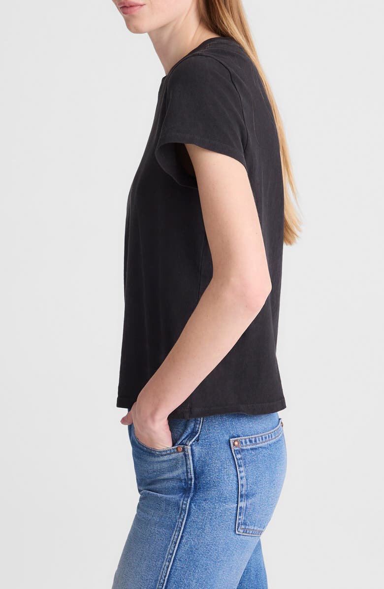 Madewell The Relaxed Cotton Jersey T-Shirt, Alternate, color, Black Charcoal
