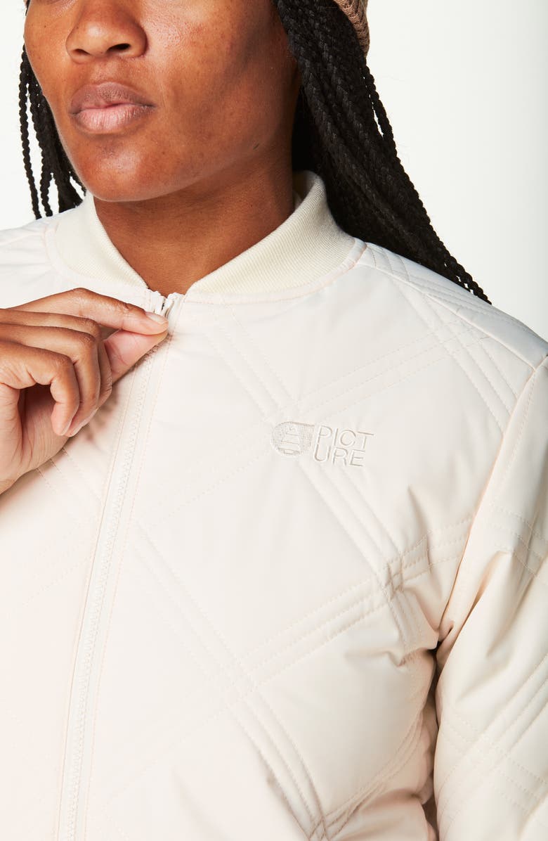 Picture Organic Clothing Treeby Water Repellent Quilted Faux Fur Lined Jacket, Alternate, color,