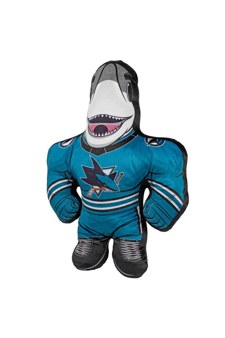 San Jose Sharks Sharkie 24" Mascot Bleacher Buddy, Alternate, color, None