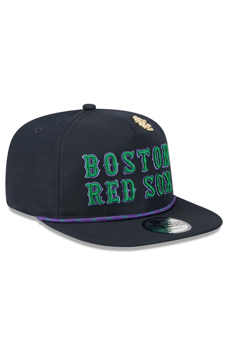 Men's New Era  Navy Boston Red Sox 2025 Big League Chew Golfer Snapback Hat, Alternate, color, Navy
