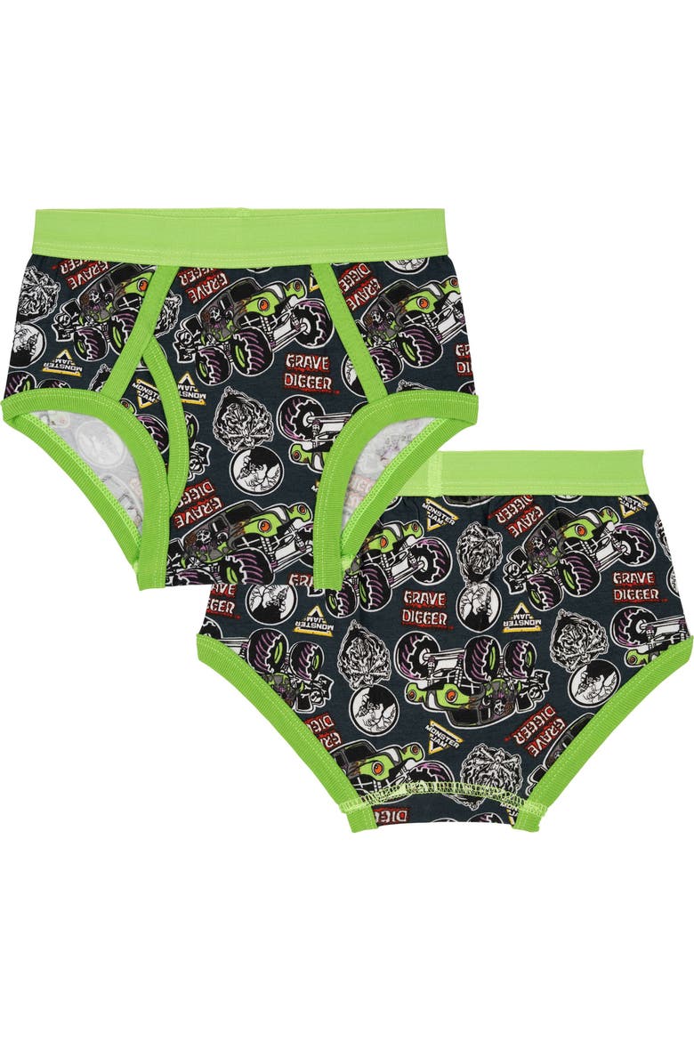 5-Pack Anti Chafing Briefs, Alternate, color, Monster Jam Multi