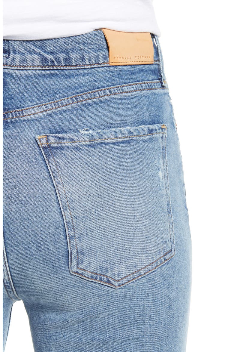 Olivia High Waist Slim Ankle Jeans, Alternate, color, CHIT CHAT